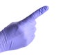 Vinil glove Royalty Free Stock Photo