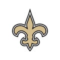 Vinnitsa, Ukraine - December 30, 2022: American football New Orleans Saints team logo icon Royalty Free Stock Photo