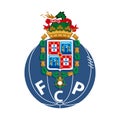 Vinnitsa, Ukraine - December 5, 2022: Football soccer. FC Porto logo. Vector editorial illustration