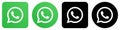 Vinnitsa, Ukraine - Fabruary 07, 2023: WhatsApp icon set.