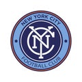 Vinnitsa, Ukraine - January 10, 2023: American football soccer New York city team logo
