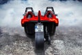 Vinnitsa, Ukraine - 18 November 2017: Polaris Slingshot, a three Royalty Free Stock Photo