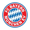 Vinnitsa, Ukraine - October 19, 2022: Bavaria, Bayern Munchen soccer team logo. Vector editorial illustration