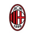 Vinnitsa, Ukraine - October 04, 2022: Milan italy soccer club logo. Vector editorial illustration