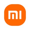 Vinnytsia, Ukraine - April 4, 2021: New Xiaomi logo Royalty Free Stock Photo