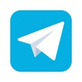 Vinnytsia, Ukraine - April 27, 2023. Popular social media icon Telegram. Vector design