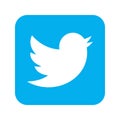 Vinnytsia, Ukraine - April 29, 2023. Popular social media logo Twitter icon . Vector design. Realistic editorial sign