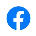Vinnytsia Ukraine January 19 2021: Facebook Vector of a flat icon with the letter F