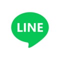 Vinnytsia, Ukraine - May 1, 2023. Line messager app chat logo illustration. popular social media icon. Premium quality. Isolated Royalty Free Stock Photo