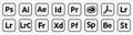 Set of popular Adobe icons products