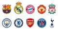 Top 10 most valuable football clubs in the world in 2021 Royalty Free Stock Photo