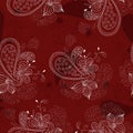 Vinous floral pattern