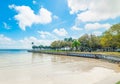 Vinoy park shore in Saint Petersburg on a sunny day Royalty Free Stock Photo