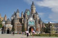 Vinpearl land, Nha Trang, Viet Nam - May 21,2017:Beautiful landscape with the castle in the amusement parks