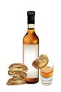 Vinsanto and cantuccini Royalty Free Stock Photo