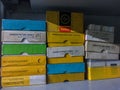 Vintag old box of colorslides 35mm film of anildave photographer Kalyan maharashtra