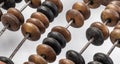 Vintage abacus close up Royalty Free Stock Photo
