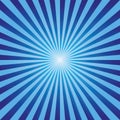 Vintage abstract background explosion blue rays vector Royalty Free Stock Photo