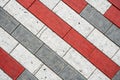 Abstract grey-red striped pattern Royalty Free Stock Photo
