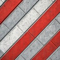 Abstract grey-red striped pattern Royalty Free Stock Photo