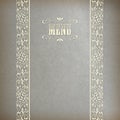 Vintage Abstract Retro Lace Banner Background