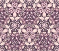 Vintage abstract seamless pattern, background. Composed of colored geometric shapes. Royalty Free Stock Photo