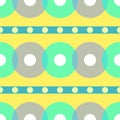 Vintage abstract seamless pattern. Circle. Vector illustration