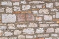 Vintage abstract stone texture of an ancient brick wall Royalty Free Stock Photo