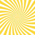 Vintage abstract template with yellow sunrays on light background. Sunlight abstract background. Starburst wallpaper. Retro bright Royalty Free Stock Photo