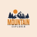 Vintage adventure logo Premium Vector Royalty Free Stock Photo