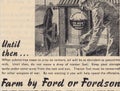 Vintage advert for Tractor Fuel - We Won`t Waste It Sailor 1940s