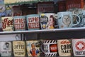 Vintage advertising coffe cup