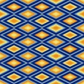 Vintage aestethic pattern with triangles in the style of the 70s and 60 Royalty Free Stock Photo