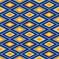 Vintage aestethic pattern with triangles in the style of the 70s and 60 Royalty Free Stock Photo