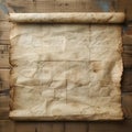 Vintage aesthetic Aged parchment paper with nostalgic charm