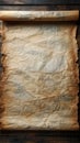 Vintage aesthetic Aged parchment paper with nostalgic charm