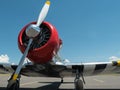 Vintage aircraft, aerobatics Royalty Free Stock Photo