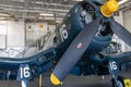 Vintage Aircraft Below Deck Aboard the USS Midway