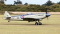 Vintage aircraft, Supermarine Spitfire World War 2 fighter Royalty Free Stock Photo