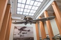 Vintage aircraft in the Vytautas the Great War Museum, Kaunas, Lithuania 9 April 2022