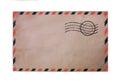 Vintage airmail envelope Royalty Free Stock Photo