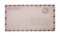 Vintage airmail envelope Royalty Free Stock Photo
