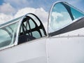 Vintage airplane cockpit Royalty Free Stock Photo