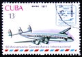 Vintage airplane and Havana-Mexico cachet