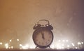 Vintage alarm clock with Fary Lights