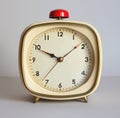 Vintage alarm clock, retro style clock