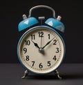 Vintage alarm clock, retro style clock