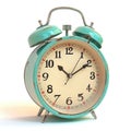 Vintage alarm clock, retro style clock