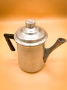 Vintage alluminium pot for coffee or tea