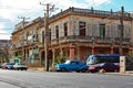 Street Scene In Havana, Cuba With Vintage Cars Royalty Free Stock Photo